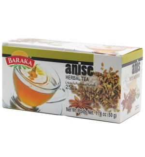 Tea Anise Herbal filter bags "Baraka" 25 Cts * 12